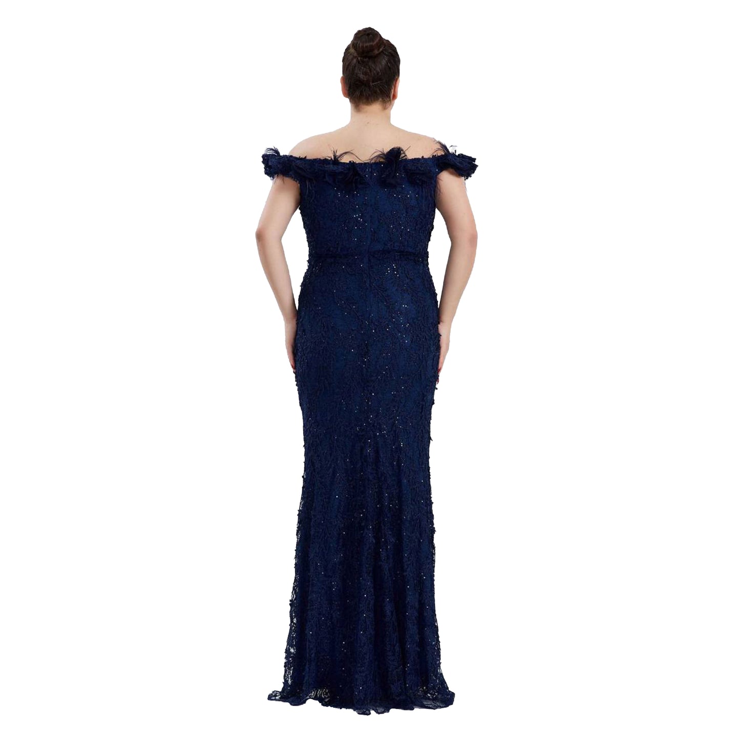 Navy Blue Evening Dress