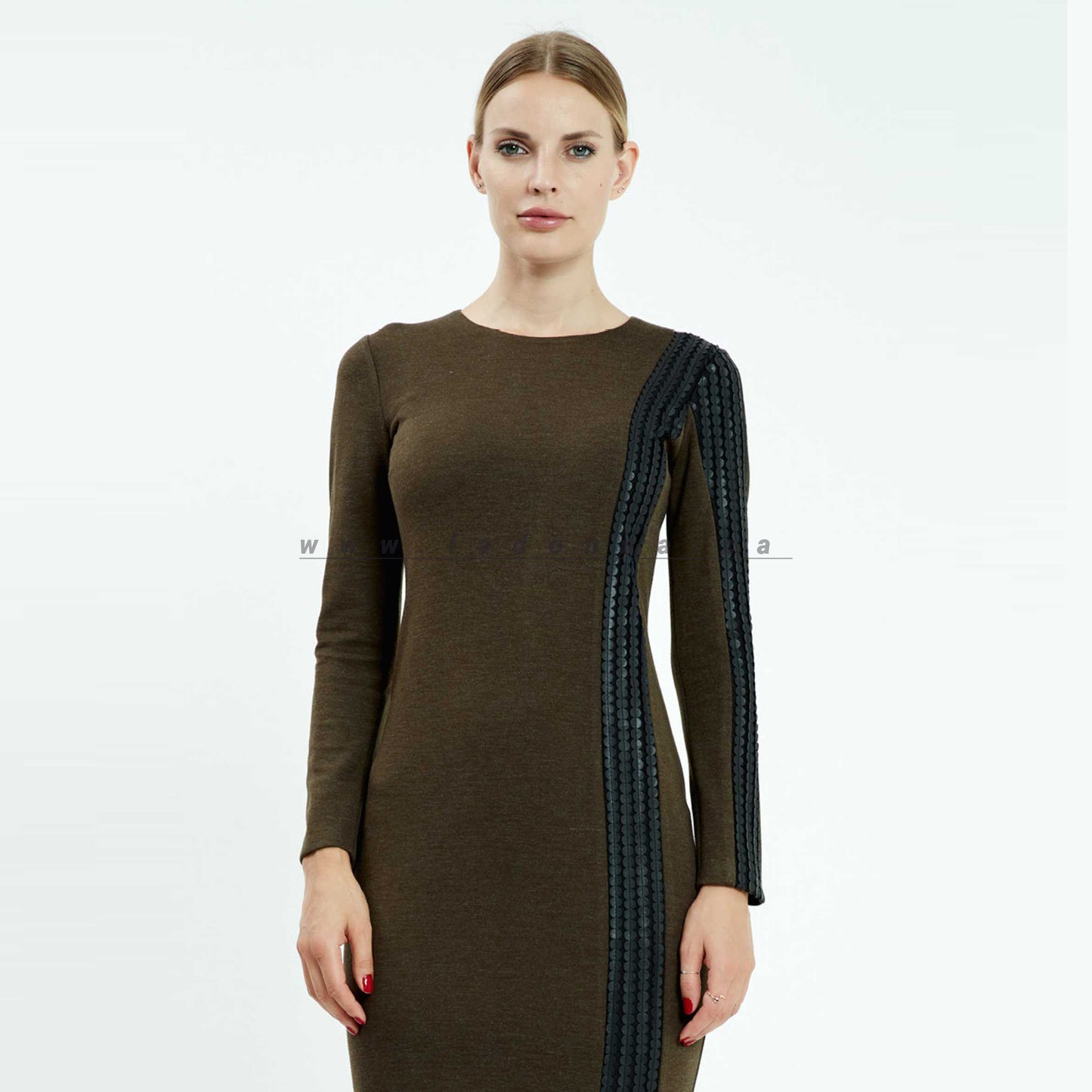 Khaki Casual Dress