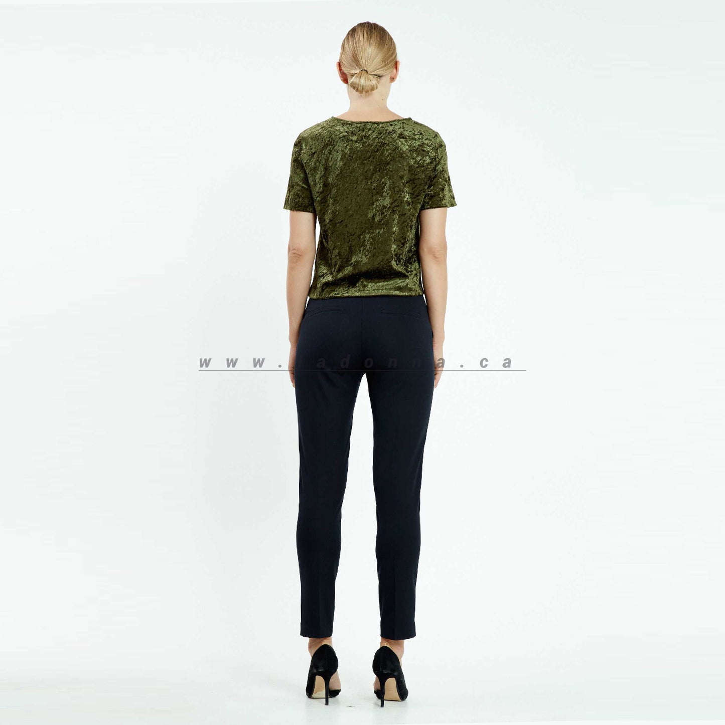 Short Sleeve Solid Color Regular Khaki T-shirt