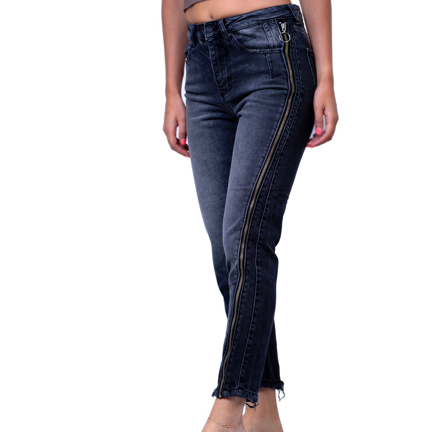 HIT ME UP HIGH WAIST CASUAL JEANS