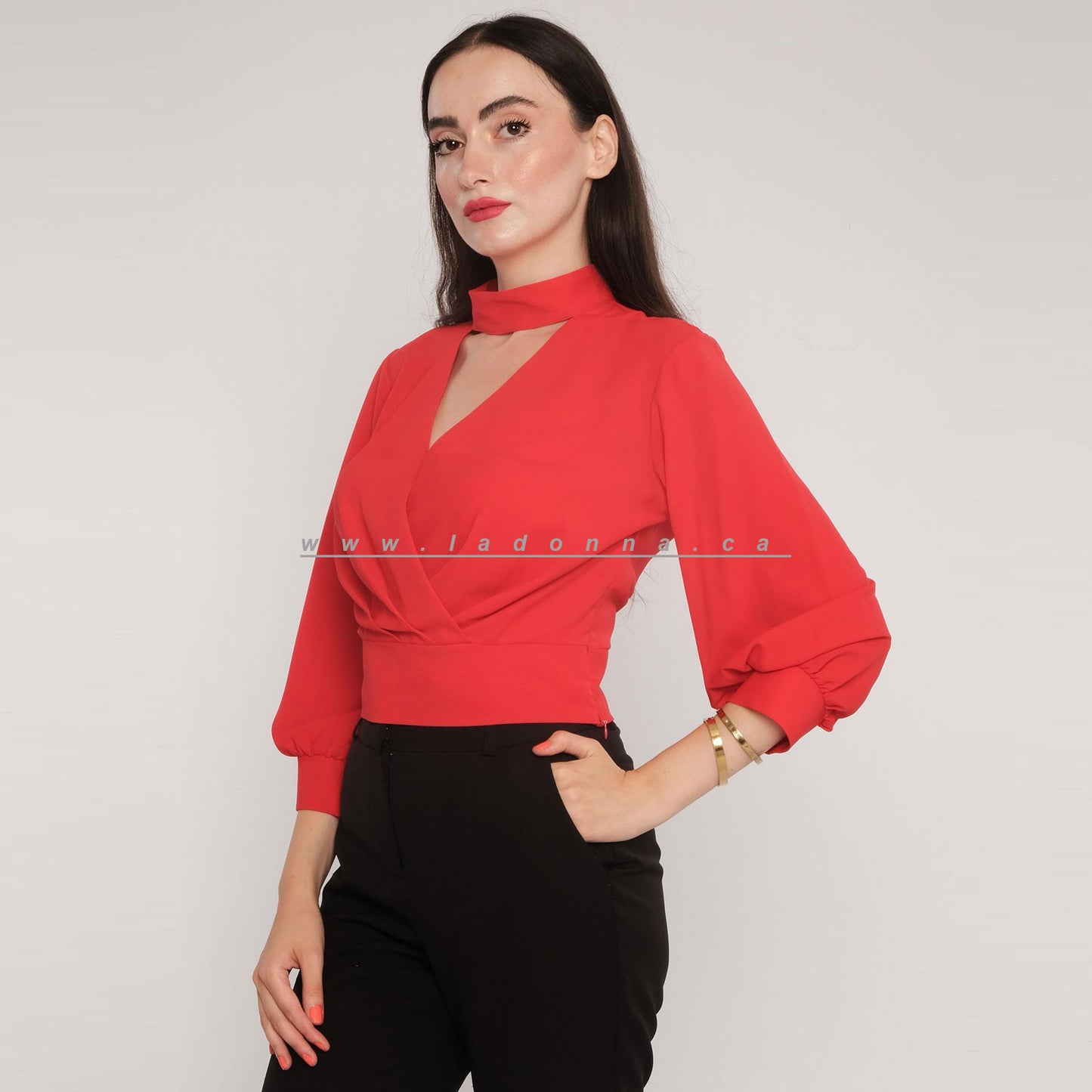 Ruby Three Quarter Sleeve Blouses