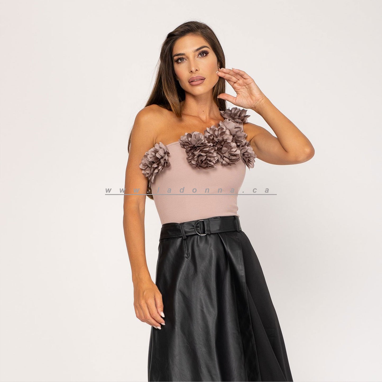 TAUPE BODY FLOWER NAOMI