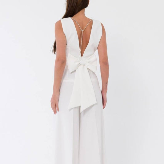 Back Bow Delight: Top with a Stylish Bow Back