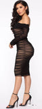 long sleeve Midi Dress