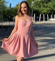 Dust Pink Mini Dress