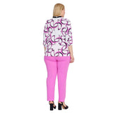 Fuchsia Long Sleeves Blouse