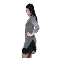 Gray Country Mini Tree Quarter Sleeve