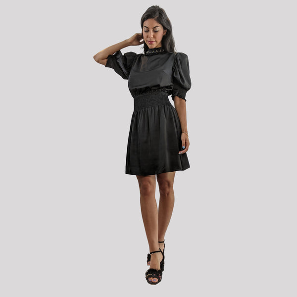 LILA ROSE MINI THREE QUARTER SLEEVE DRESS